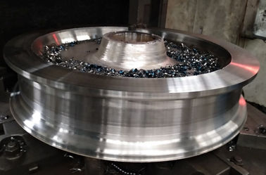 Cast Iron Crane Trolley Wheels 300-2300mm Diameter For Railway Cart Applied Mining