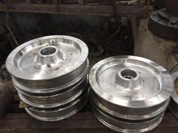 Cast Iron Crane Trolley Wheels 300-2300mm Diameter For Railway Cart Applied Mining