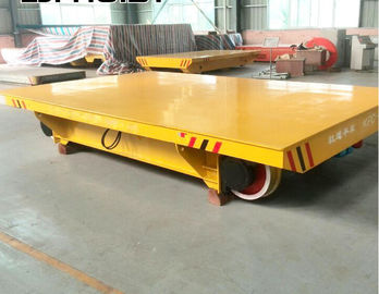 Chariot de transfert électrique plat de 50 tonnes pour atelier industriel