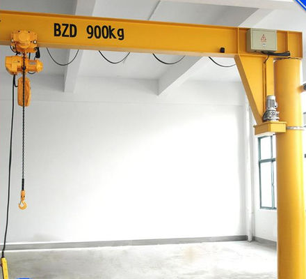 Le pilier électrique de la grue 5T a monté Jib Crane Free Standing
