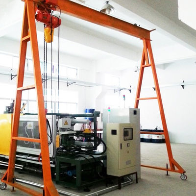 Une petite grue de portique portative de cadre 3,2 Ton Rail Operation